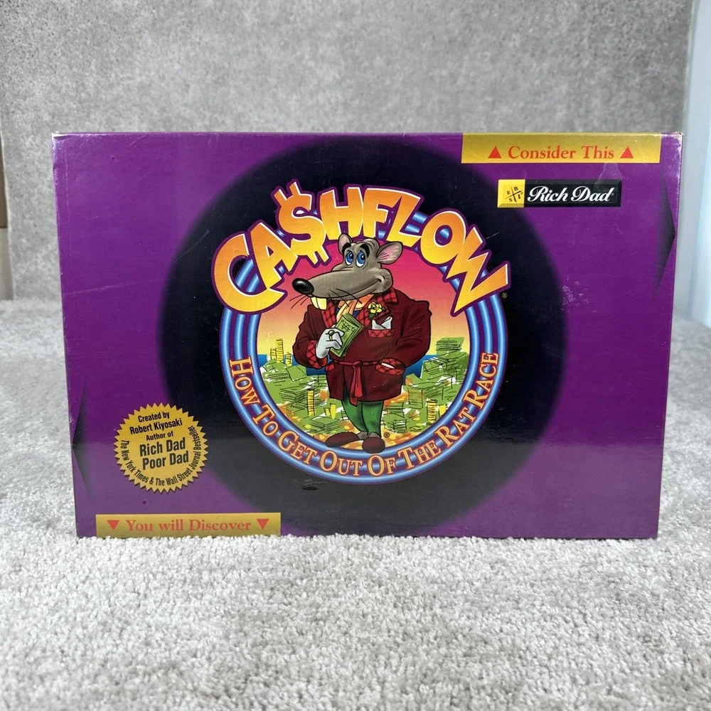 Cashflow Board Game How To Get Out Of The Rat Race Robert Kiyosaki Vintage 1996